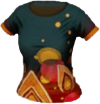 光のフェスティバルTシャツ 黒