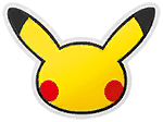 ピカチュウ フェイスステッカー
