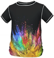 カラーフェスティバルTシャツ　黒